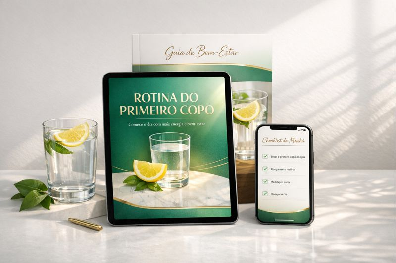 Kit Digital Completo Rotina do Primeiro Copo